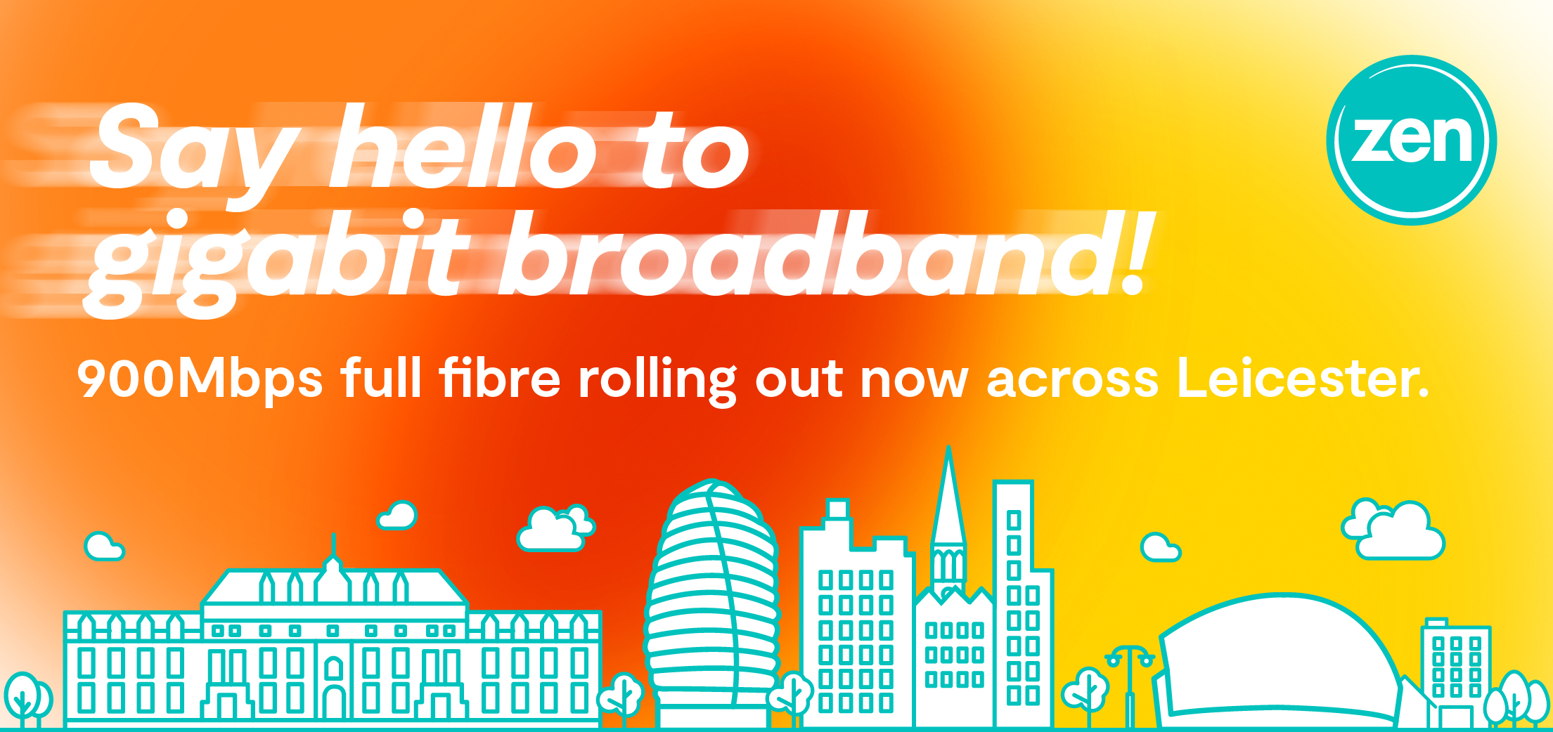 Gigabitspeed broadband for Leicester