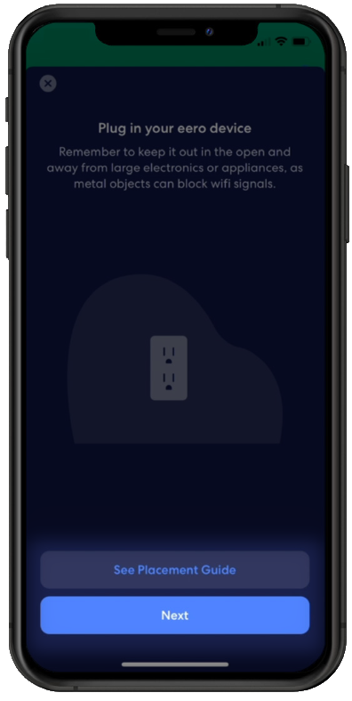 Placement advice for adding a new Eero Device to a network
